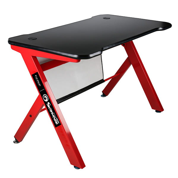 Marvo Biurko dla gracza DE-03, 120 x 66 cm, 73 cm, podświetlenie, EOL-3 461 