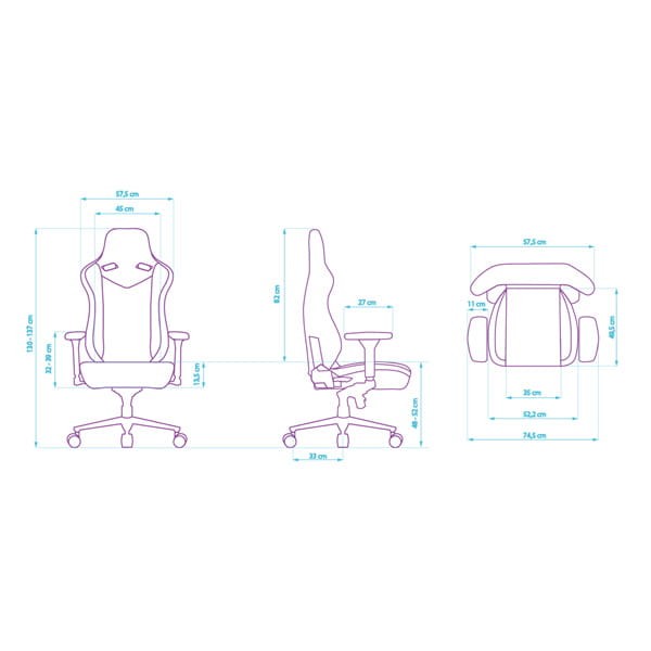 Dla gracza fotel Ultradesk Throne, czarna-11 483 