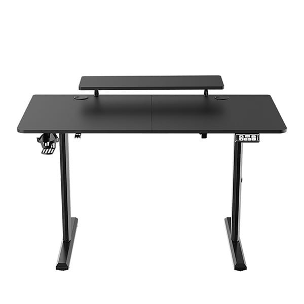 Biurko, elektycznie regulowany, 120X60 cm, 72-117 cm, HIGHLANDER BLACK, czarny, ULTRADESK-7 488 