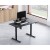 Biurko, elektycznie regulowany, 120X60 cm, 72-117 cm, HIGHLANDER BLACK, czarny, ULTRADESK-8 488 