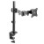 Regulowany uchwyt ULTRADESK SKELETON Single na monitor, 2-9KG, mocowanie na zacisk, 17"-30", 75x75/100x100, czarny-1 496 