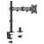 Regulowany uchwyt ULTRADESK SKELETON Single na monitor, 2-9KG, mocowanie na zacisk, 17"-30", 75x75/100x100, czarny-6 496 