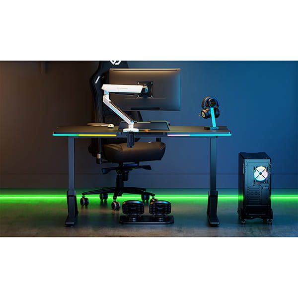 Podstawa podnóżek ergonomiczny, FOOTPODIUM czarny, plastikowy, ULTRADESK-11 499 