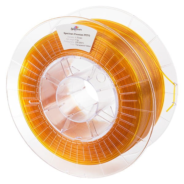 Spectrum Filament Premium PET-G 1000g, transparent yellow-1 519 