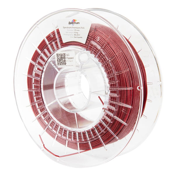 Spectrum Filament PLA Glitter 500g, sparkle red-1 530 