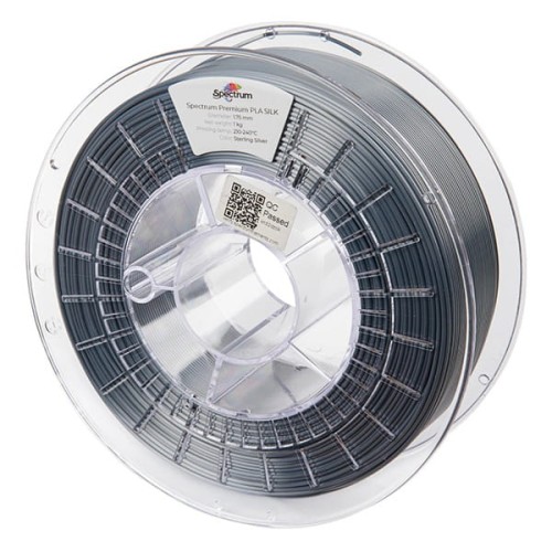 Spectrum Filament PLA Silk 1000g, sterling silver-1 537 