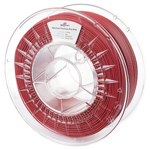 Spectrum Filament PLA Matt 1000g, bloody red-1 593 