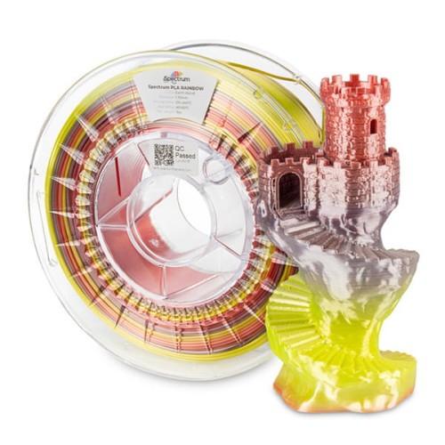 Spectrum Filament PLA Silk Rainbow 1000g, earth blend-1 595 
