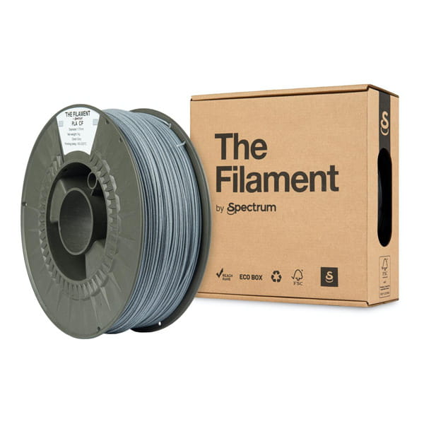 Spectrum The Filament Filament PLA CF 1000g, grey-1 701 