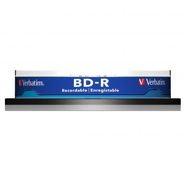 Verbatim BD-R, Single Layer 25GB, cake box, 43742, 6x, 10-pack, do archiwizacji danych-2 1009 