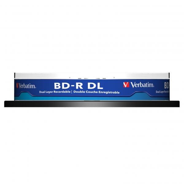 Verbatim BD-R, Dual Layer 50GB, cake box, 43746, 6x, 10-pack, do archiwizacji danych-2 1010 