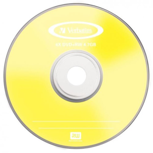 Verbatim DVD+RW, Colour, 43297, 4.7GB, 4x, slim box, 5-pack, bez możliwości nadruku, 12cm, do archiwizacji danych-2 1028 