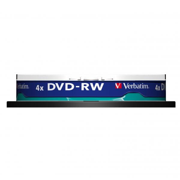 Verbatim DVD-RW, Matt Silver, 43552, 4.7GB, 4x, spindle, 10-pack, bez możliwości nadruku, 12cm, do archiwizacji danych-2 1031 