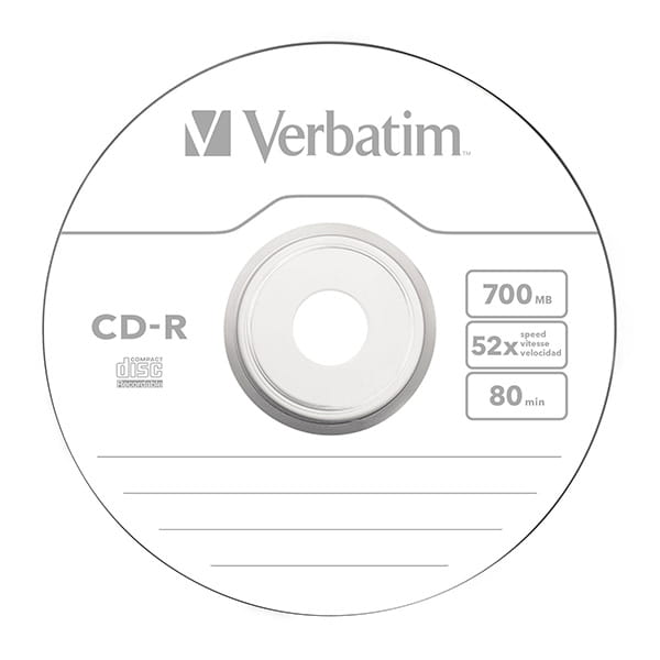 Verbatim CD-R, 43725, Extra Protection, 10-pack, 700MB, 52x, 80min., 12cm, bez możliwości nadruku, wrap, do archiwizacji danych-3 1079 