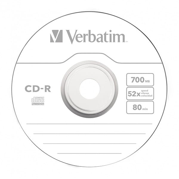 Verbatim CD-R, 43787, Extra Protection, 50-pack, 700MB, 52x, 80min., 12cm, bez możliwości nadruku, wrap, do archiwizacji danych-2 1104 