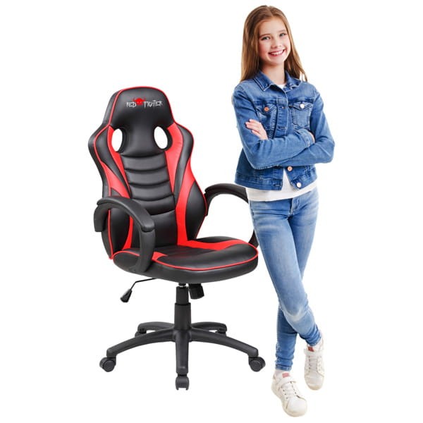 Fotel Red Fighter C6, czarno-czerwona-1 1120 