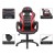 Fotel Red Fighter C6, czarno-czerwona-7 1120 