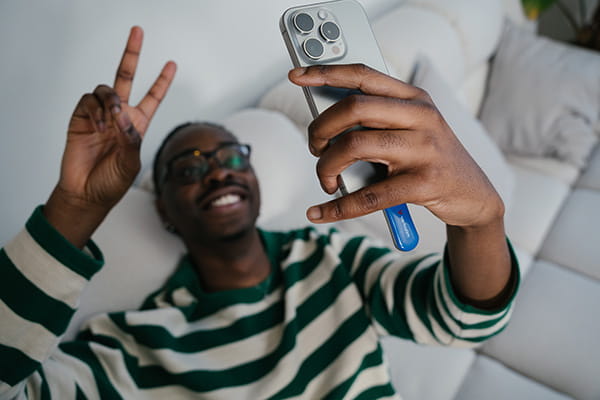 Verbatim USB flash disk, USB C, 64GB, Plectra, niebieski, 30232, USB C-5 1144 