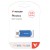 Verbatim USB flash disk, USB C, 128GB, Plectra, niebieski, 30233, USB C-2 1147 
