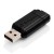 Verbatim USB flash disk, USB 2.0, 8GB, PinStripe, Store N Go, czarny, 49062, USB A, z wysuwanym złączem-4 1155 