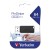 Verbatim USB flash disk, USB 2.0, 64GB, PinStripe, Store N Go, czarny, 49065, USB A, z wysuwanym złączem-1 1158 