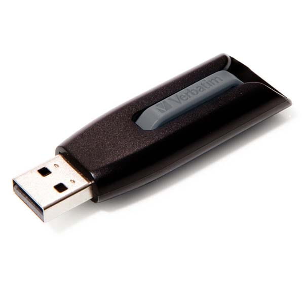 Verbatim USB flash disk, USB 3.0, 64GB, V3, Store N Go, czarny, 49174, USB A, z wysuwanym złączem-4 1163 