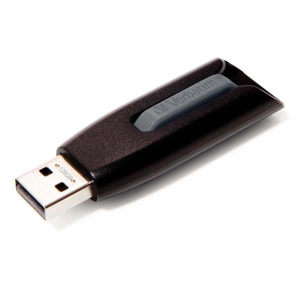 Verbatim USB flash disk, USB 3.0, 128GB, V3, Store N Go, czarny, 49189, USB A, z wysuwanym złączem-4 1164 