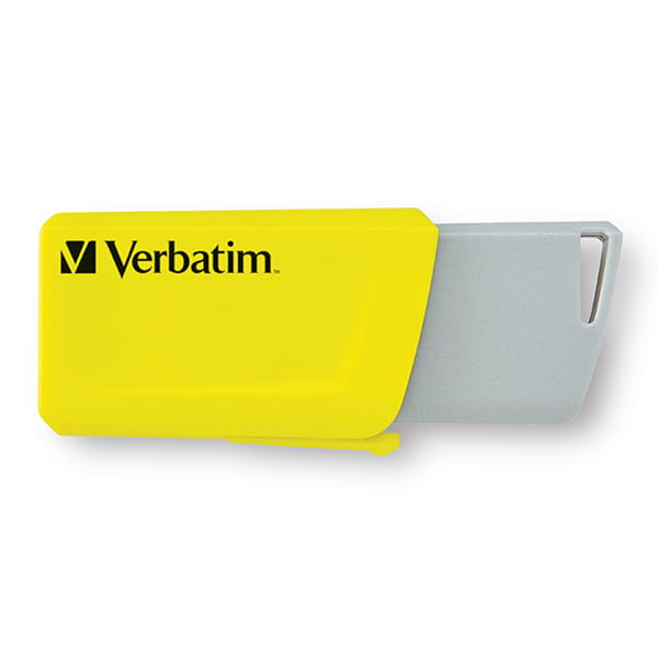 Verbatim USB flash disk, USB 3.0, 16GB, Store N Click, mix kolorów, 49306, USB A, z wysuwanym złączem. 3 szt-5 1165 