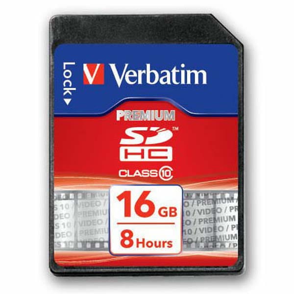 Verbatim Karta pamięci Secure Digital Card Premium U1, 16GB, SDHC, 43962, UHS-I U1 (Class 10)-2 1176 