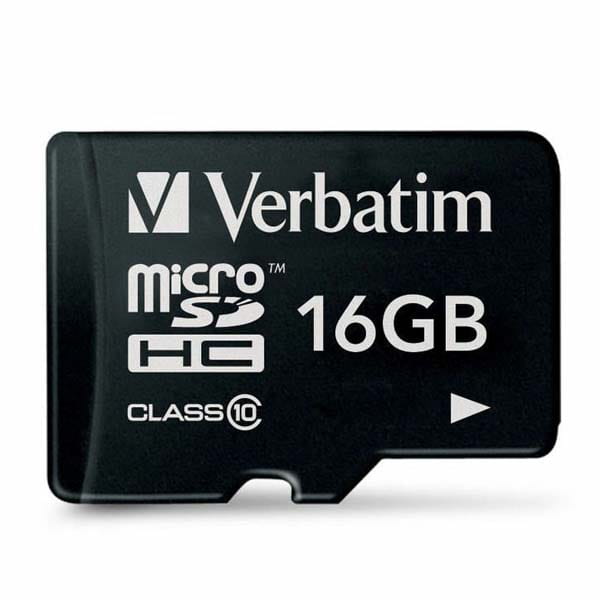 Verbatim Karta  pamięci Micro Secure Digital Card Premium, 16GB, micro SDHC, 44010, UHS-I U1 (Class 10)-2 1178 