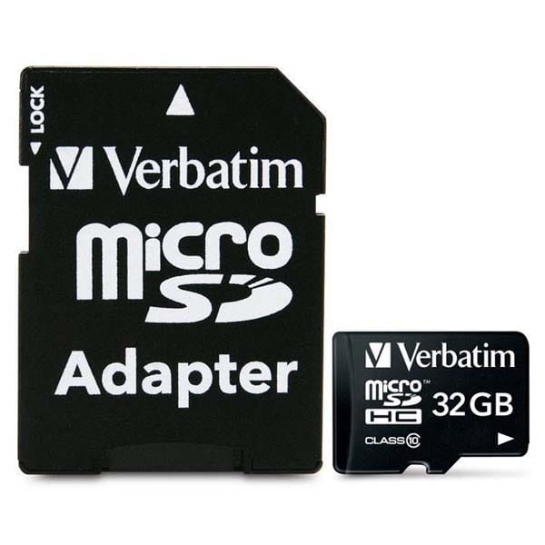 Verbatim Karta  pamięci Micro Secure Digital Card Premium, 32GB, micro SDHC, 44083, UHS-I U1 (Class 10), z adapterm-2 1184 