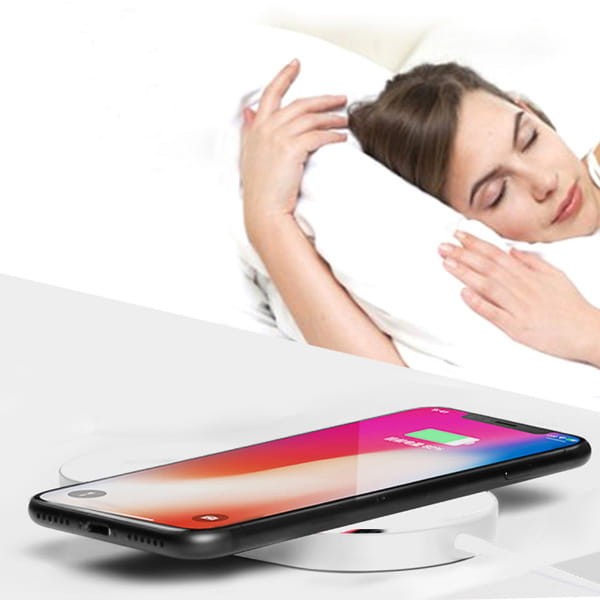 ładowarka bezprzewodowa 2 w 1, do telefonów i Apple Watch, biała, 5V, 10W, Qi-12 1209 