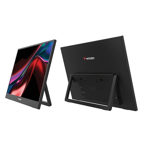 Verbatim monitor przenośny, Monitor LIGHT, 15.6", Full HD (1920x1080), 60Hz, czarny-3 1214 