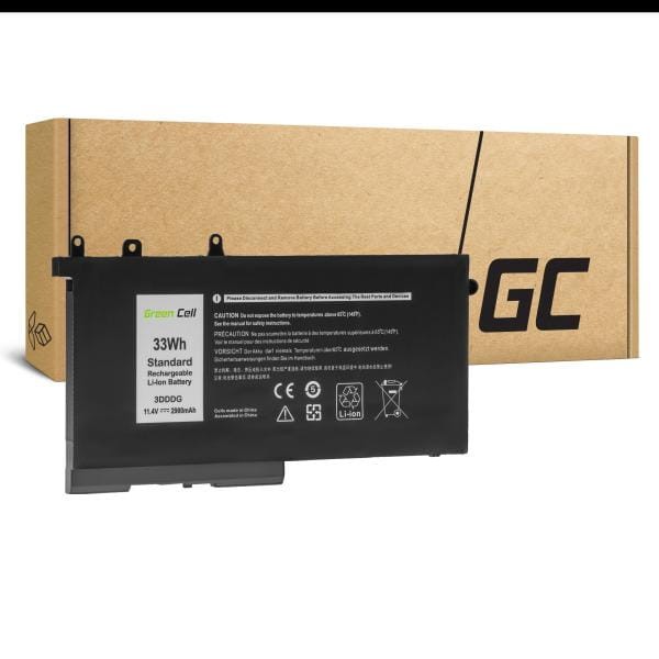 Bateria Green Cell 3DDDG 93FTF do Dell Latitude 5280 5290 5480 5490 5495 5580 5590-1 1293 