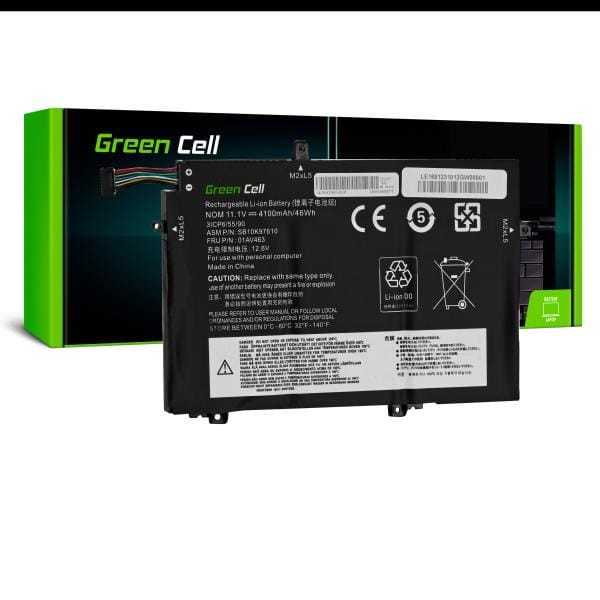 Green Cell bateria L17C3P52 L17L3P52 L17M3P53 L17M3P54 do Lenovo ThinkPad L480 L490 L580 L590 L14 L15 Gen 1 Gen 2-1 1301 