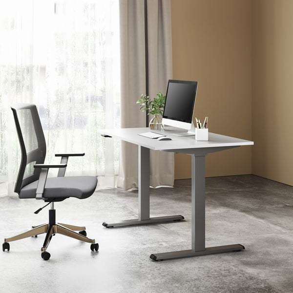 Powerton ERGO UNO Stelaż / podstawa biurka z elektryczną regulacją wysokości 100 kg nośność, szary-10 1311 