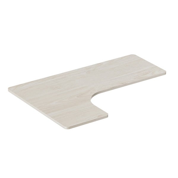 Powerton ERGO EDGE TOP Blat biurka narożnego 160x110-60x2,5 cm, Akacja-1 1317 