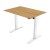 Powerton ERGO Blat biurka 159x75x1,8 cm, Dąb-2 1327 