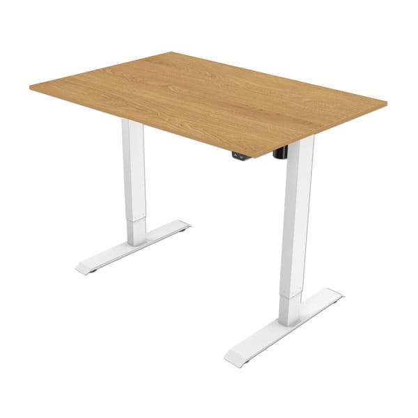 Powerton ERGO Blat biurka 159x75x1,8 cm, Dąb-2 1327 