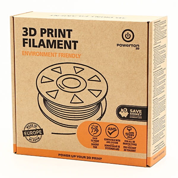 Powerton 3D ECONOMY LINE Filament PLA 1000g, celestial blue-2 1367 