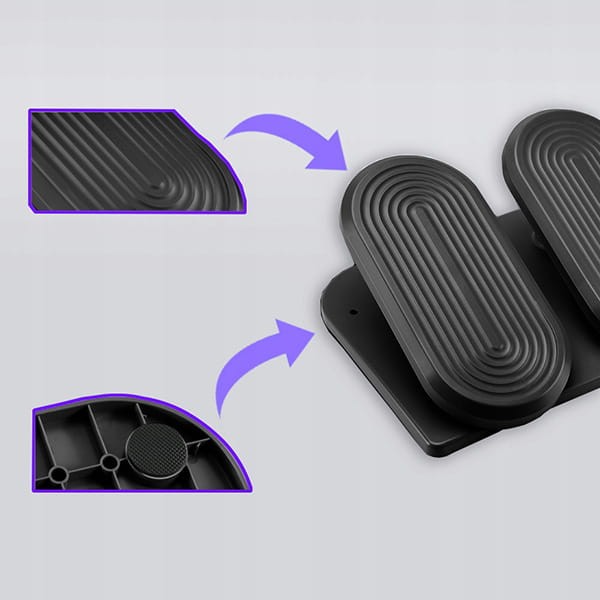 Powerton ERGO STEPPER Podstawa podnóżek ergonomiczny, czarny-9 1381 