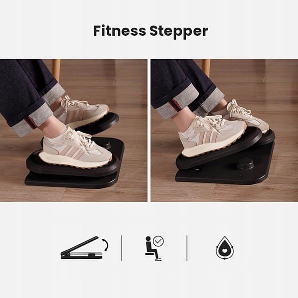 Powerton ERGO STEPPER Podstawa podnóżek ergonomiczny, czarny-10 1381 