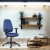 Powerton ERGO ANNA Ergonomiczny fotel biurowy, Niebieski-7 1386 