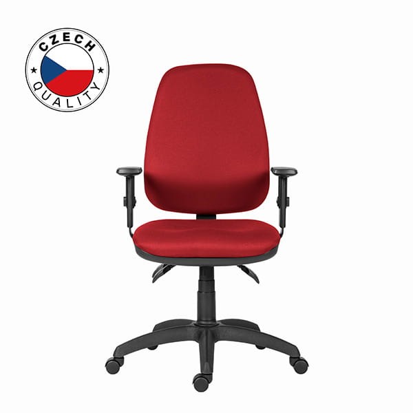 Powerton ERGO ANNA Ergonomiczny fotel biurowy, Czerwony-1 1387 