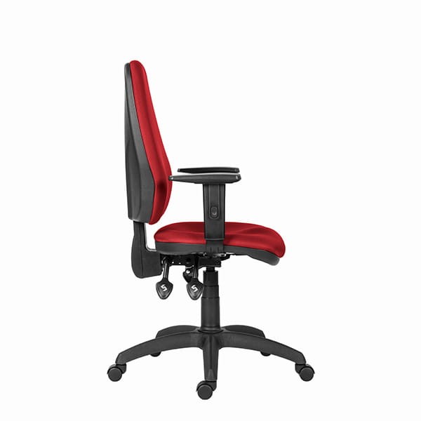 Powerton ERGO ANNA Ergonomiczny fotel biurowy, Czerwony-3 1387 