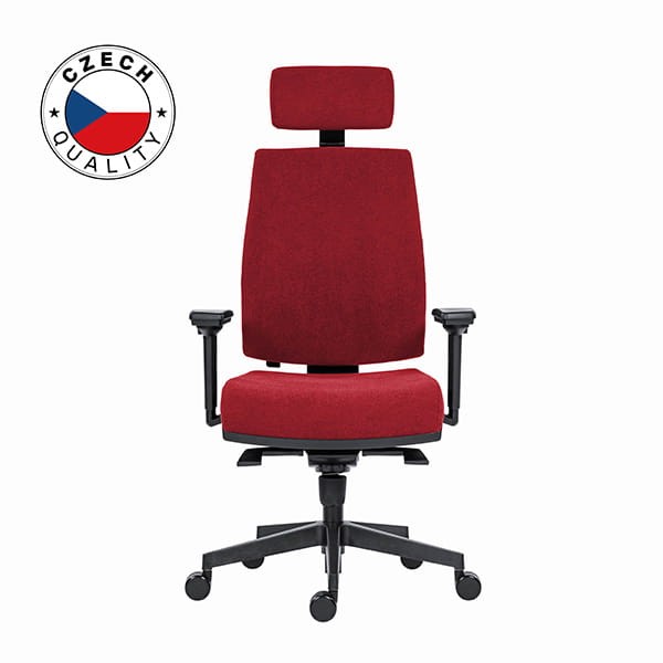 Powerton ERGO JANA Ergonomiczny fotel biurowy, Czerwony-1 1389 
