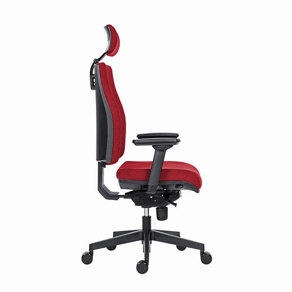 Powerton ERGO JANA Ergonomiczny fotel biurowy, Czerwony-3 1389 