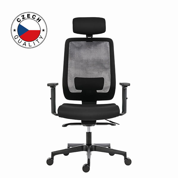 Powerton ERGO LUCIE Ergonomiczny fotel biurowy, Czarny-1 1390 