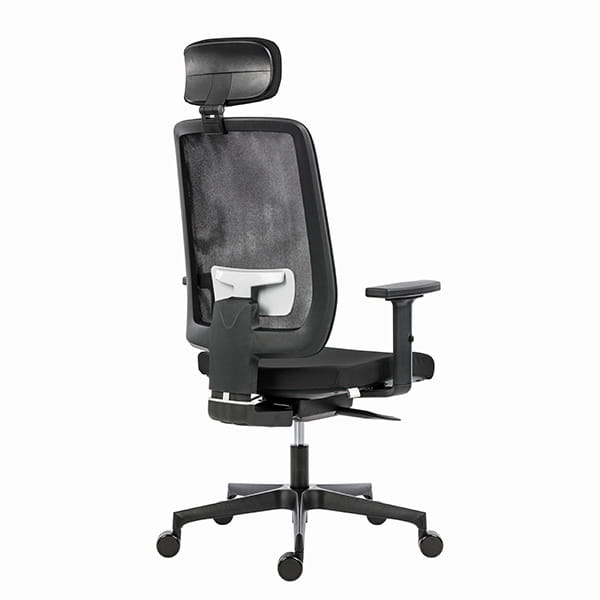 Powerton ERGO LUCIE Ergonomiczny fotel biurowy, Czarny-4 1390 