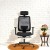 Powerton ERGO LUCIE Ergonomiczny fotel biurowy, Czarny-7 1390 
